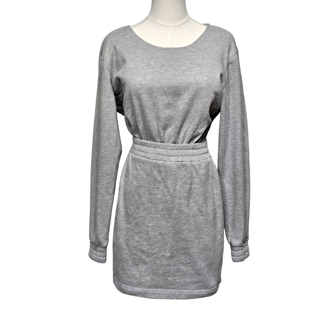 Lovers + Friends Dress Womens XS Long Sleeve Mini Pullover Open Back Extra Small